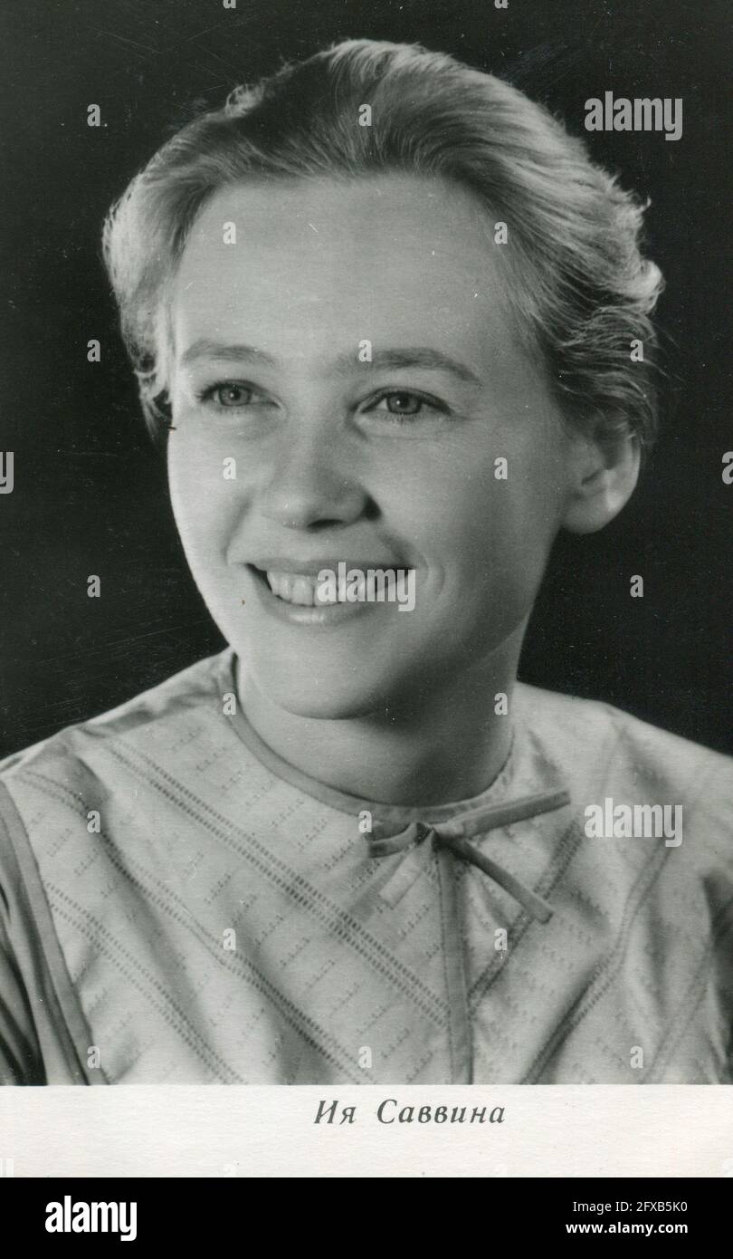 Iya Sergeyevna Savvina (Ия Сергеевна Саввина; 2 March 1936 – 27 August ...
