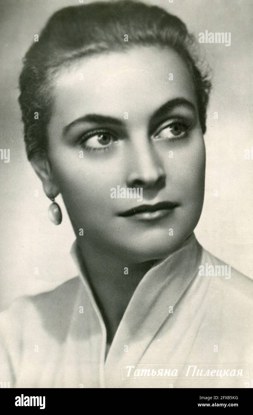 Actress tatyana piletskaya hi-res stock photography and images - Alamy