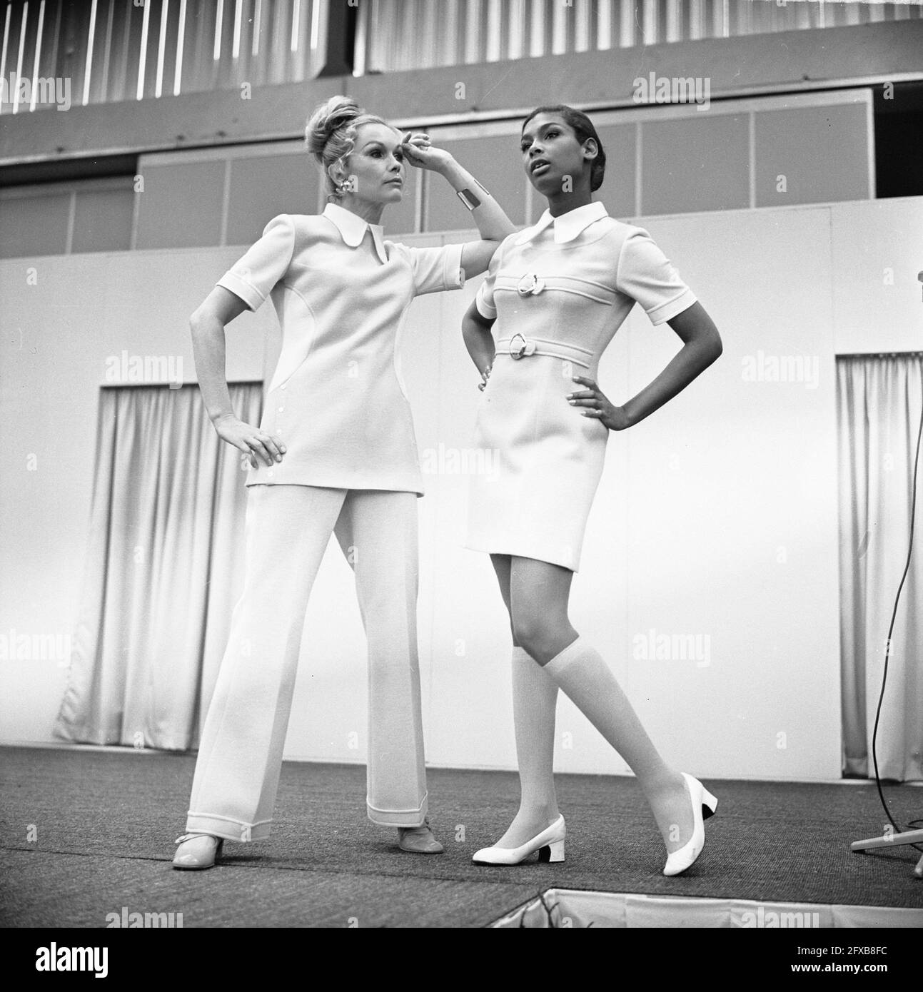 Intercontex in the RAI. Ladies fashion fair. Tenue suit and gown, October  13, 1969, fashion, The Netherlands, 20th century press agency photo, news  to remember, documentary, historic photography 1945-1990, visual stories,  human