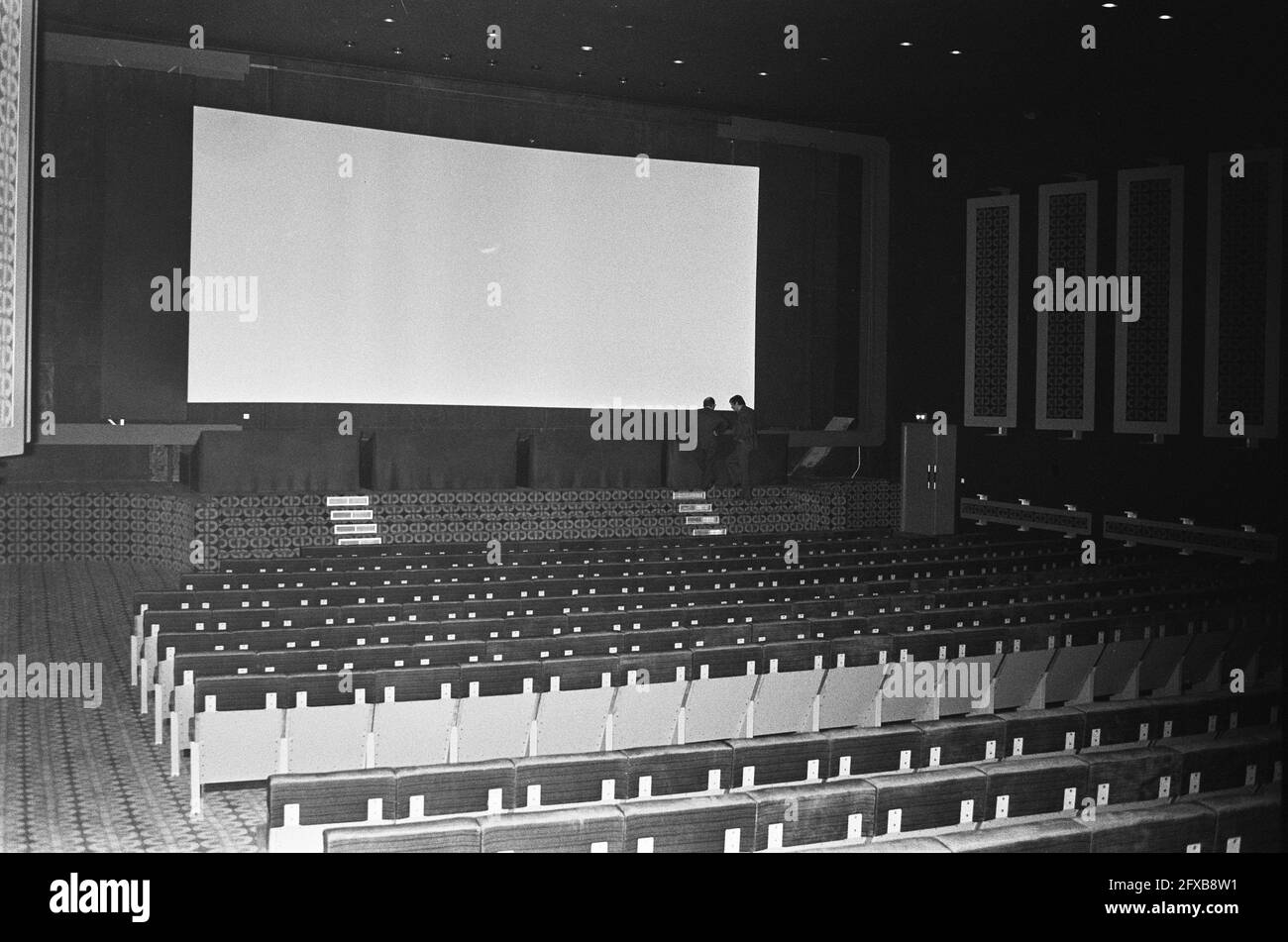 Interior of new cinema Cinema International in Amsterdam, 14 March