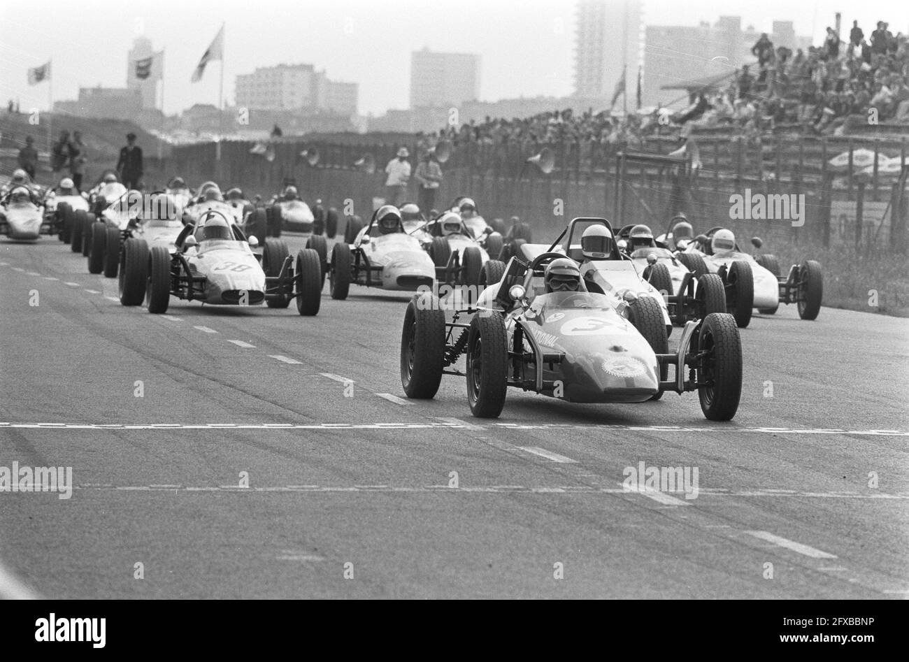 International Formula Vee car racing, Zandvoort, August 8, 1971, AUTORACES, The Netherlands, 20th century press agency photo, news to remember, documentary, historic photography 1945-1990, visual stories, human history of the Twentieth Century, capturing moments in time Stock Photo