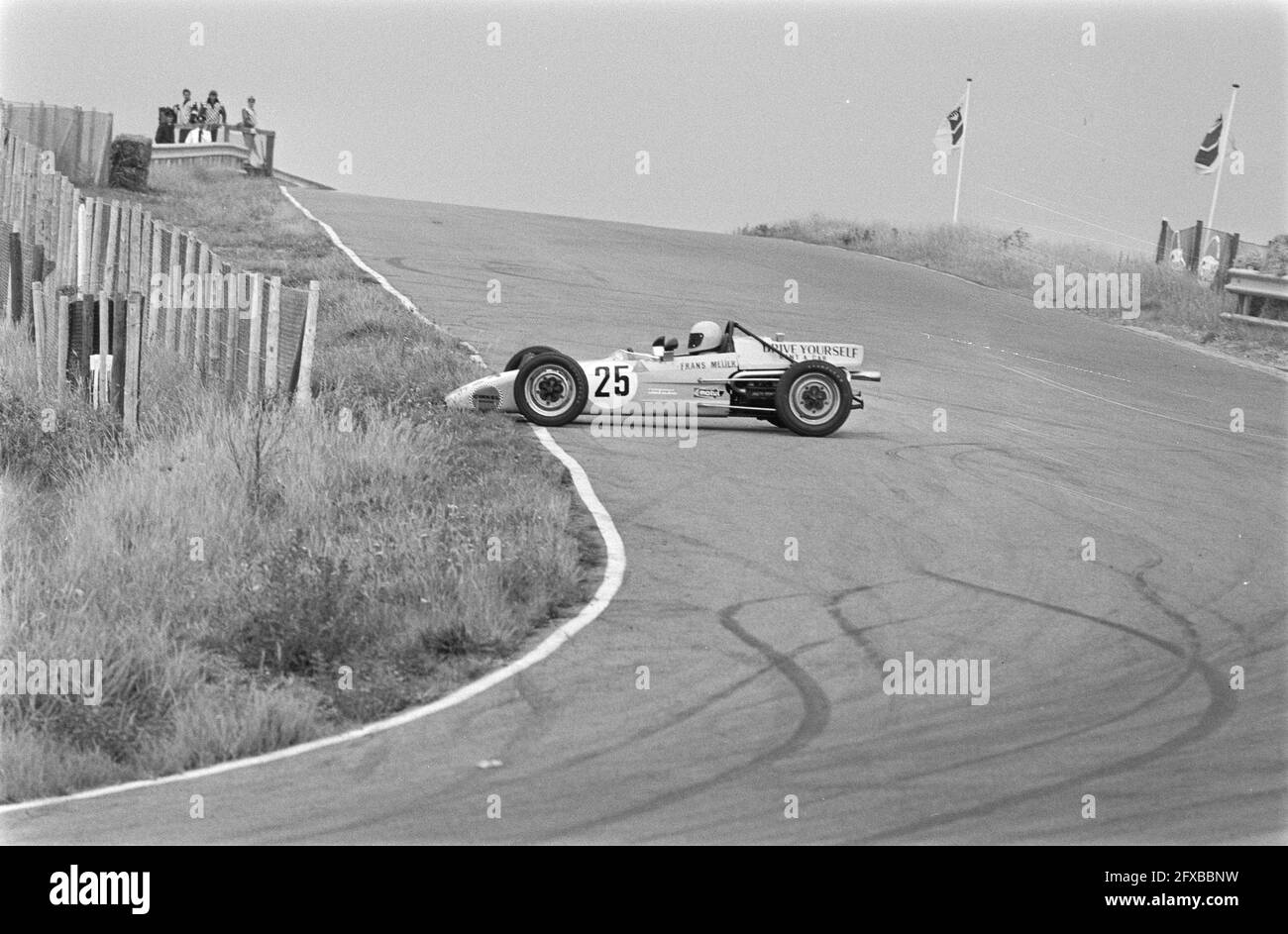 International Formula Vee car racing, Zandvoort, August 8, 1971, AUTORACES, The Netherlands, 20th century press agency photo, news to remember, documentary, historic photography 1945-1990, visual stories, human history of the Twentieth Century, capturing moments in time Stock Photo