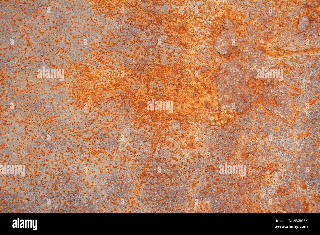 Rustic background with old steel plate texture of rusty metal. Industrial metal texture. Grunge rust background Stock Photo