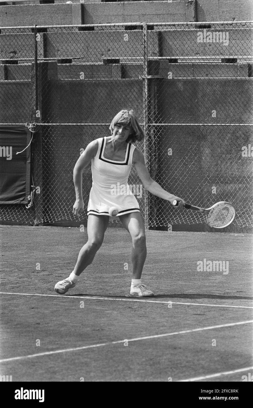 National Tennis Championships 1976, Marijke Schaar, August 11, 1976 ...