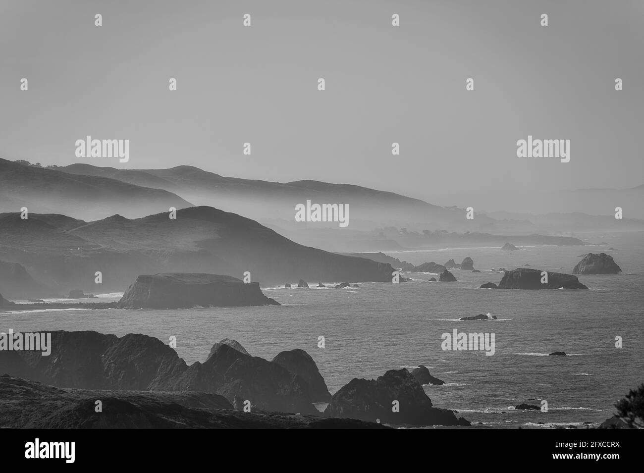 Sea wallpapers Black and White Stock Photos & Images - Alamy