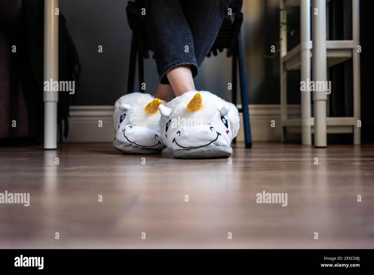 fluffy ankle slippers