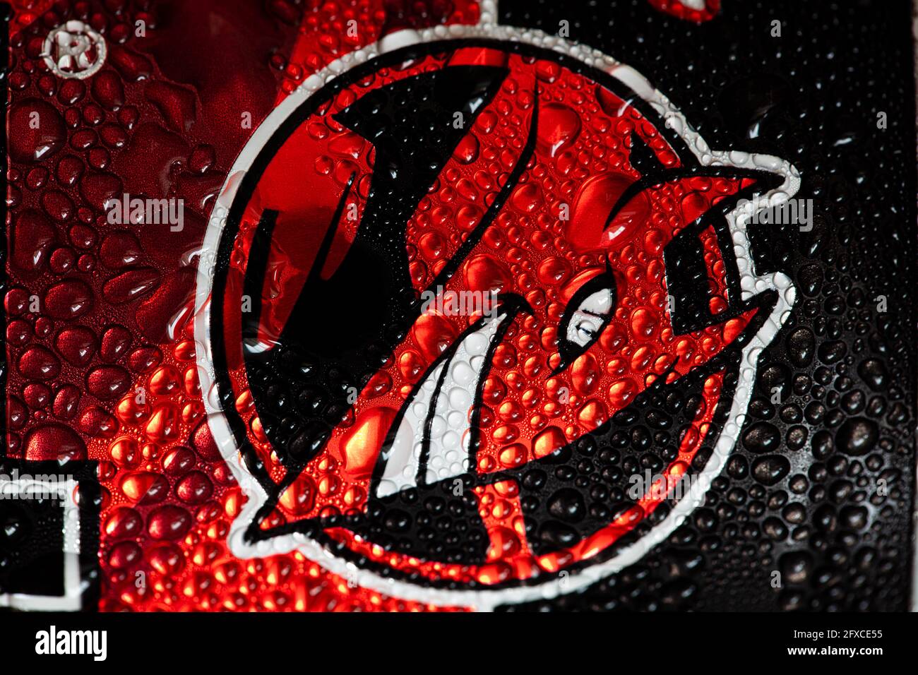 Szikszó, Hungary May 24, 2021 Hell Energy Drink , popular energy