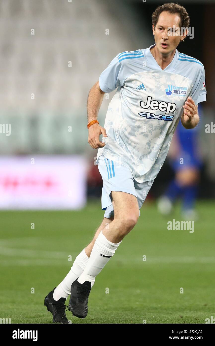 Turin, Italy, 25th May 2021. John Elkan CEO of Exor during the Charity Match match at Allianz Stadium, Turin. Picture credit should read: Jonathan Moscrop / Sportimage Stock Photo