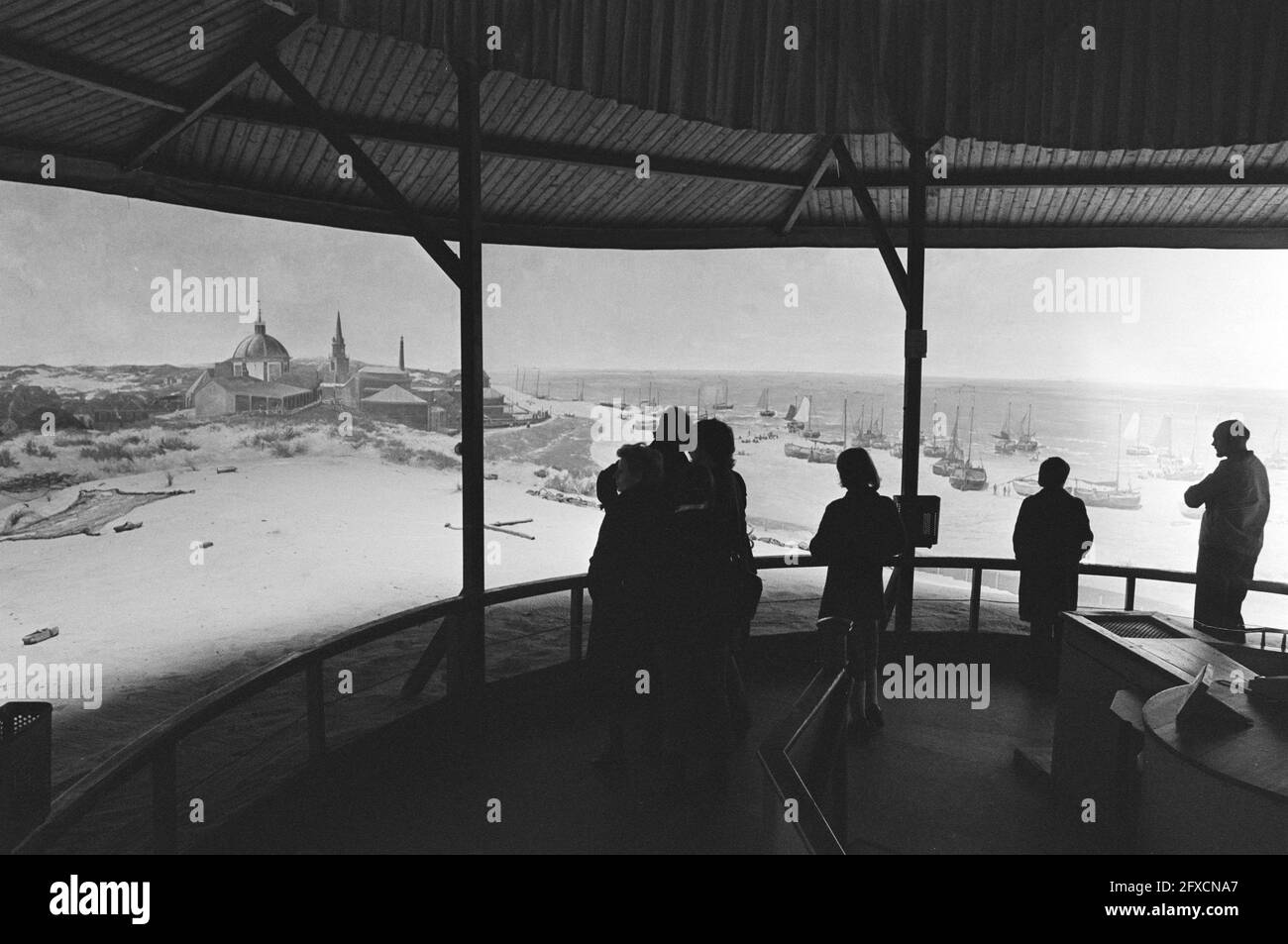 Panorama Mesdag in The Hague, April 2, 1976, The Netherlands, 20th century press agency photo, news to remember, documentary, historic photography 1945-1990, visual stories, human history of the Twentieth Century, capturing moments in time Stock Photo