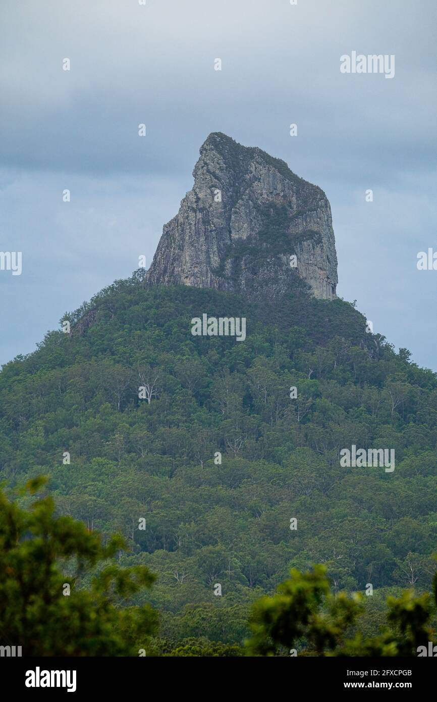 At Glass House Mountains Lookout Stock Photo Alamy
