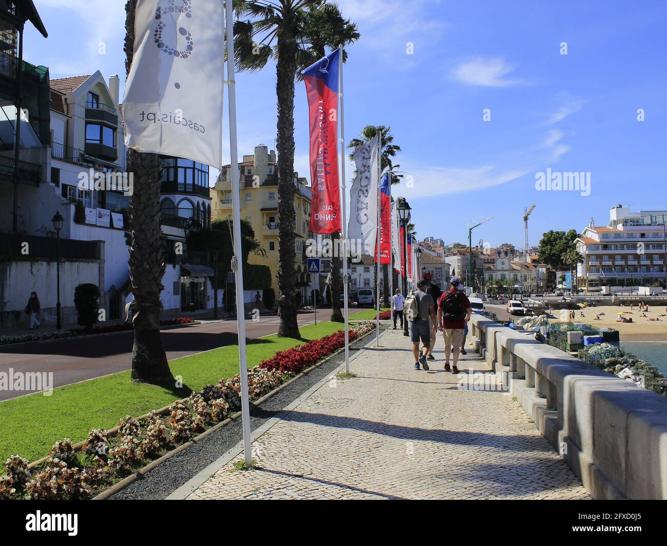 Cascais, Lisboa Portugal. 26th May, 2021. (INT) Flow of people in the