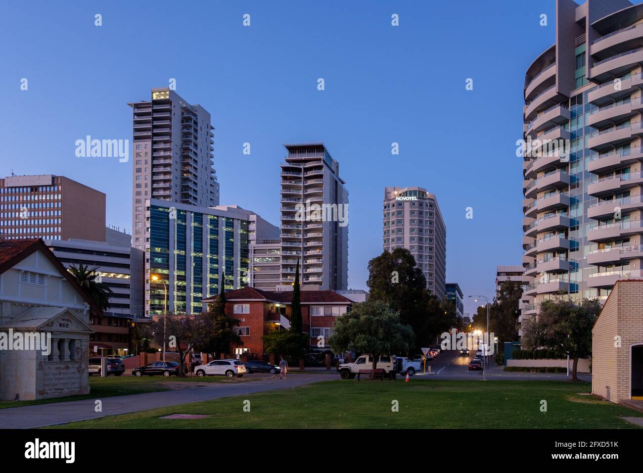 Dusk in Perth Stock Photo Alamy