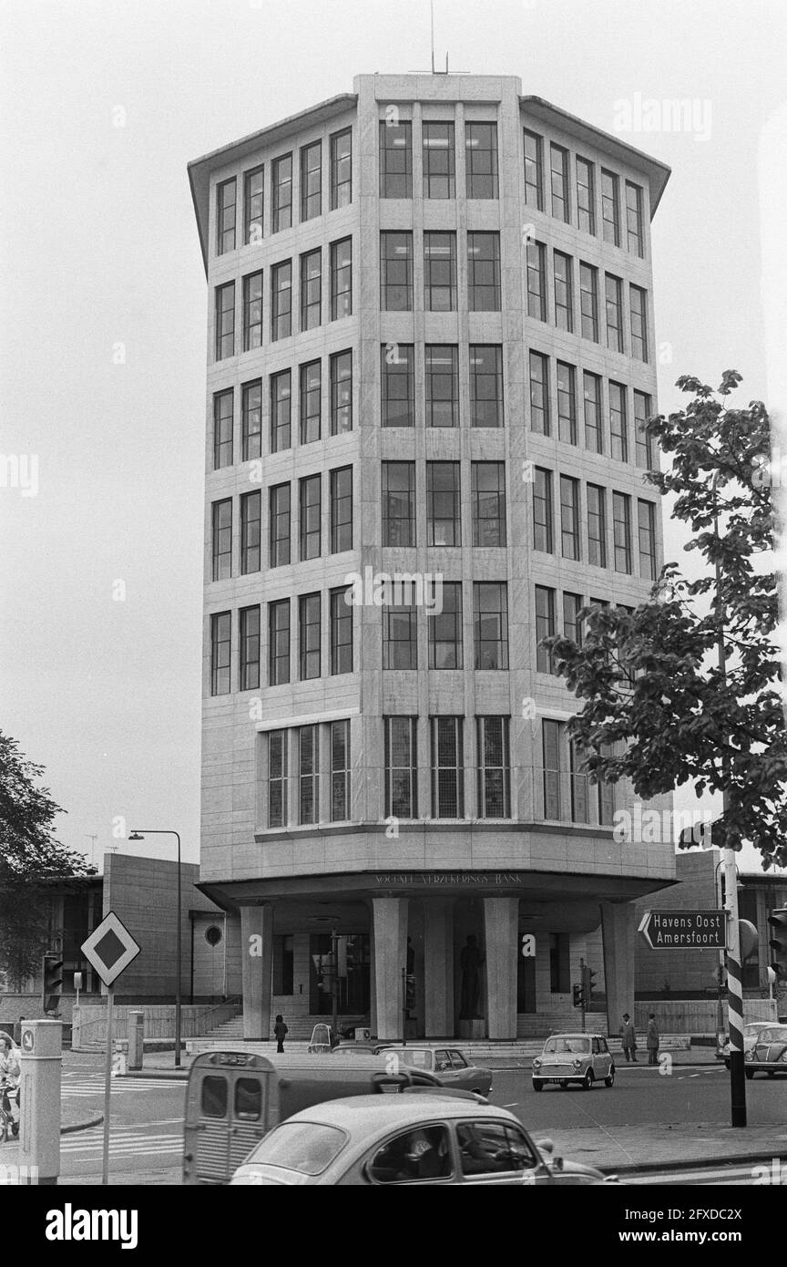 Sociale Verzekeringsbank, May 12, 1972, buildings, insurance companies, The Netherlands, 20th century press agency photo, news to remember, documentary, historic photography 1945-1990, visual stories, human history of the Twentieth Century, capturing moments in time Stock Photo