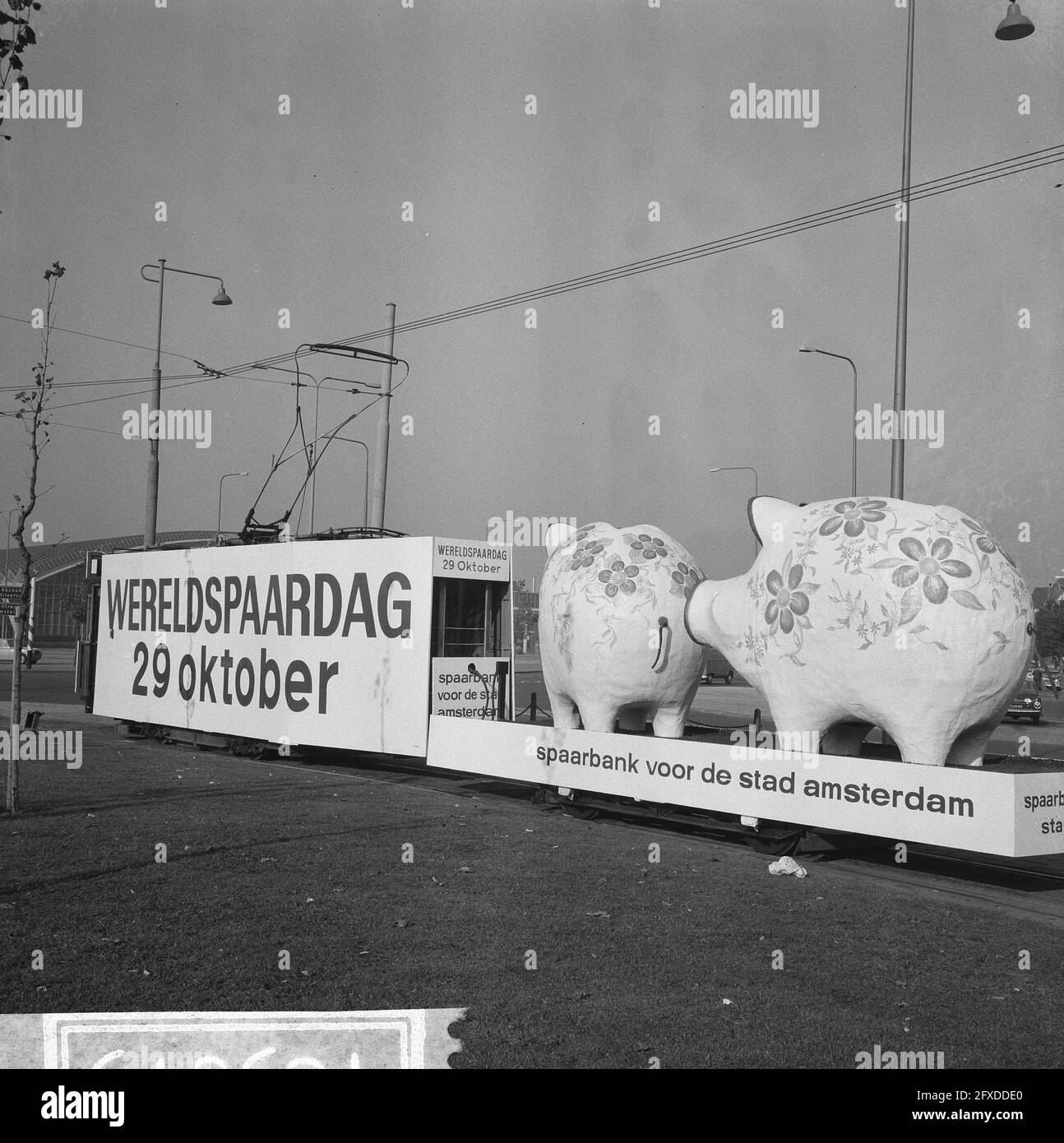 savings, banking, parades, piggy banks, October 25, 1965, banking