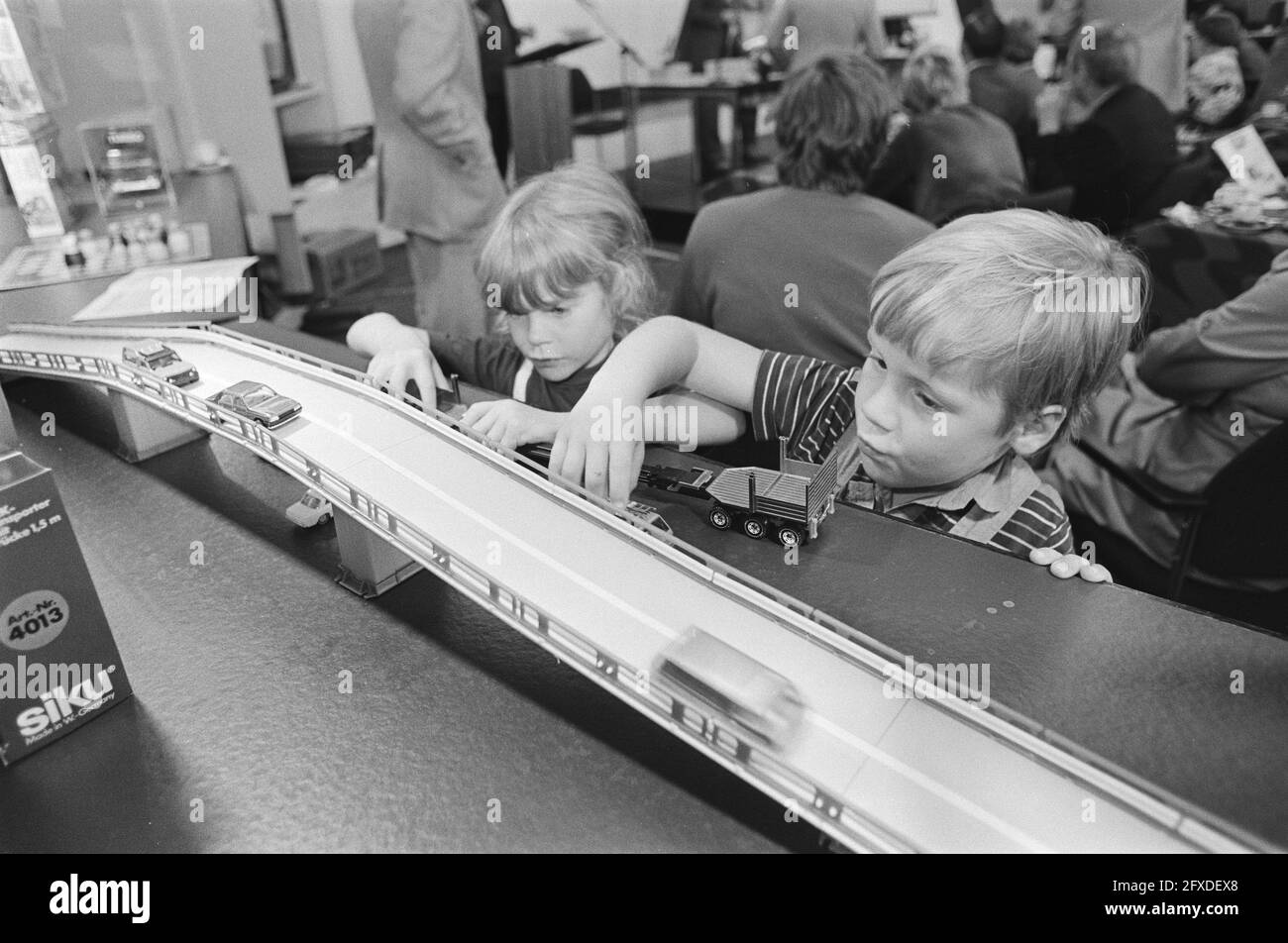 Toy of the Year presentation in Utrecht; children playing with cars on the  ground, September 2, 1982, CHILDREN, SPEELGOED, The Netherlands, 20th  century press agency photo, news to remember, documentary, historic  photography