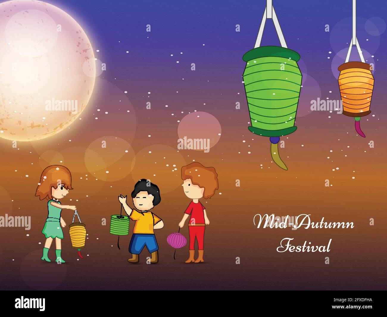 Mid Autumn Festival Stock Vector Image & Art - Alamy