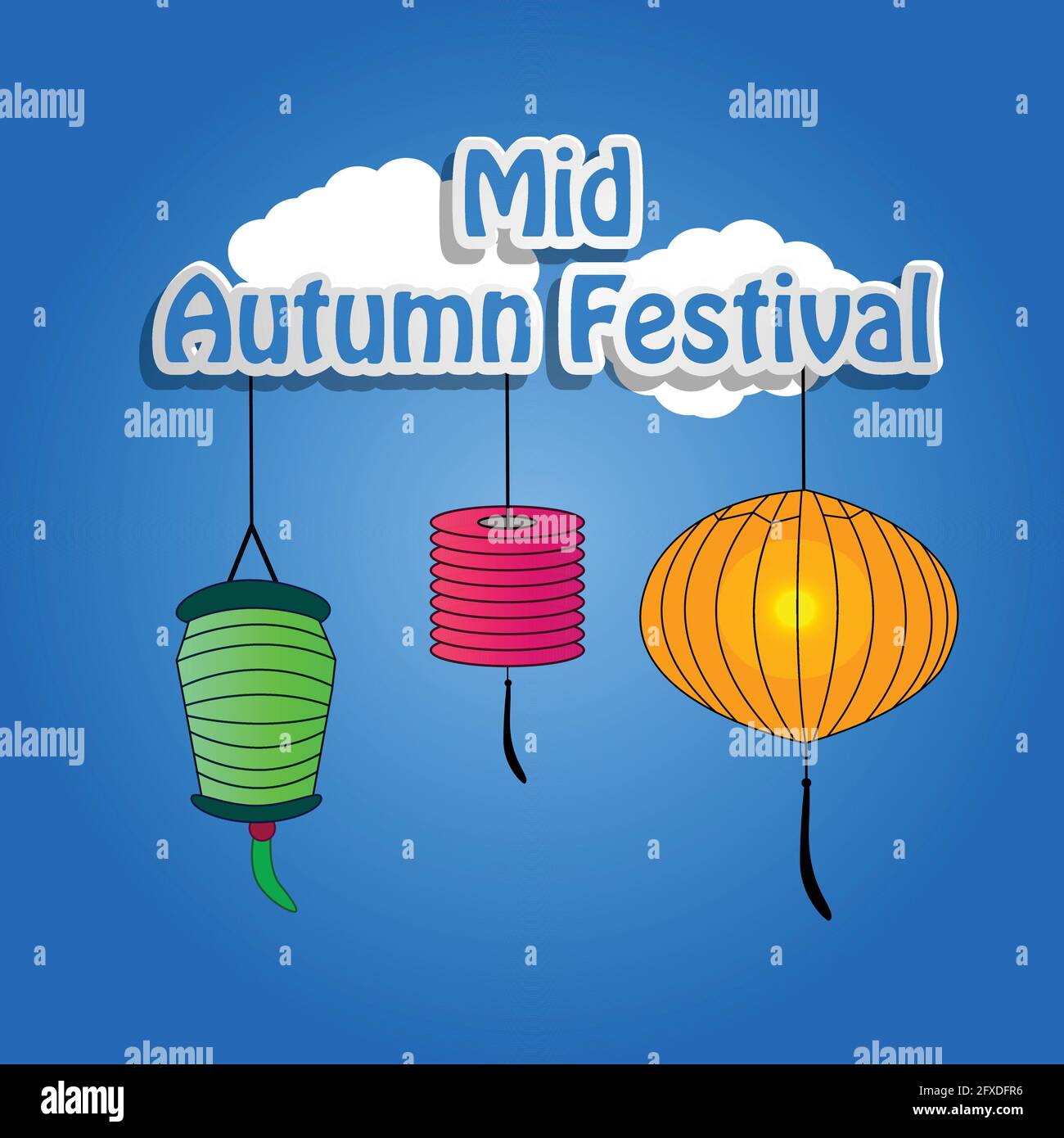 Mid Autumn Festival Stock Vector Image & Art - Alamy