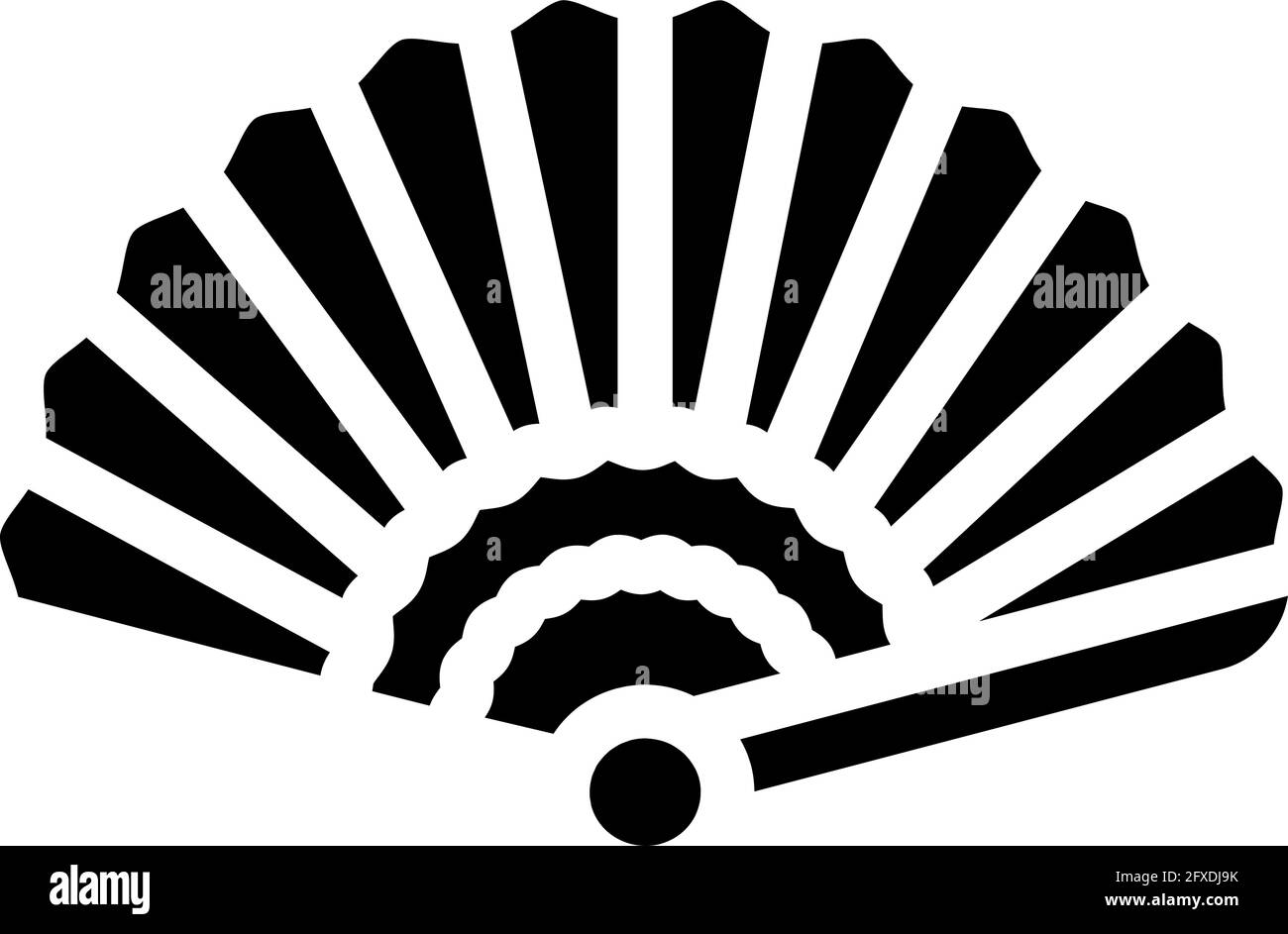 Fan crown Black and White Stock Photos & Images - Alamy