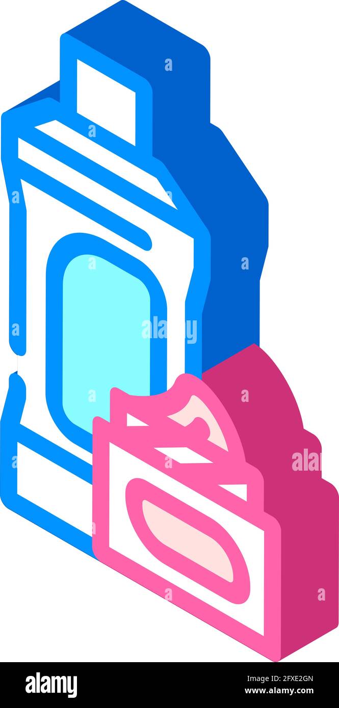 chemical liquid for car polishing isometric icon vector illustration ...