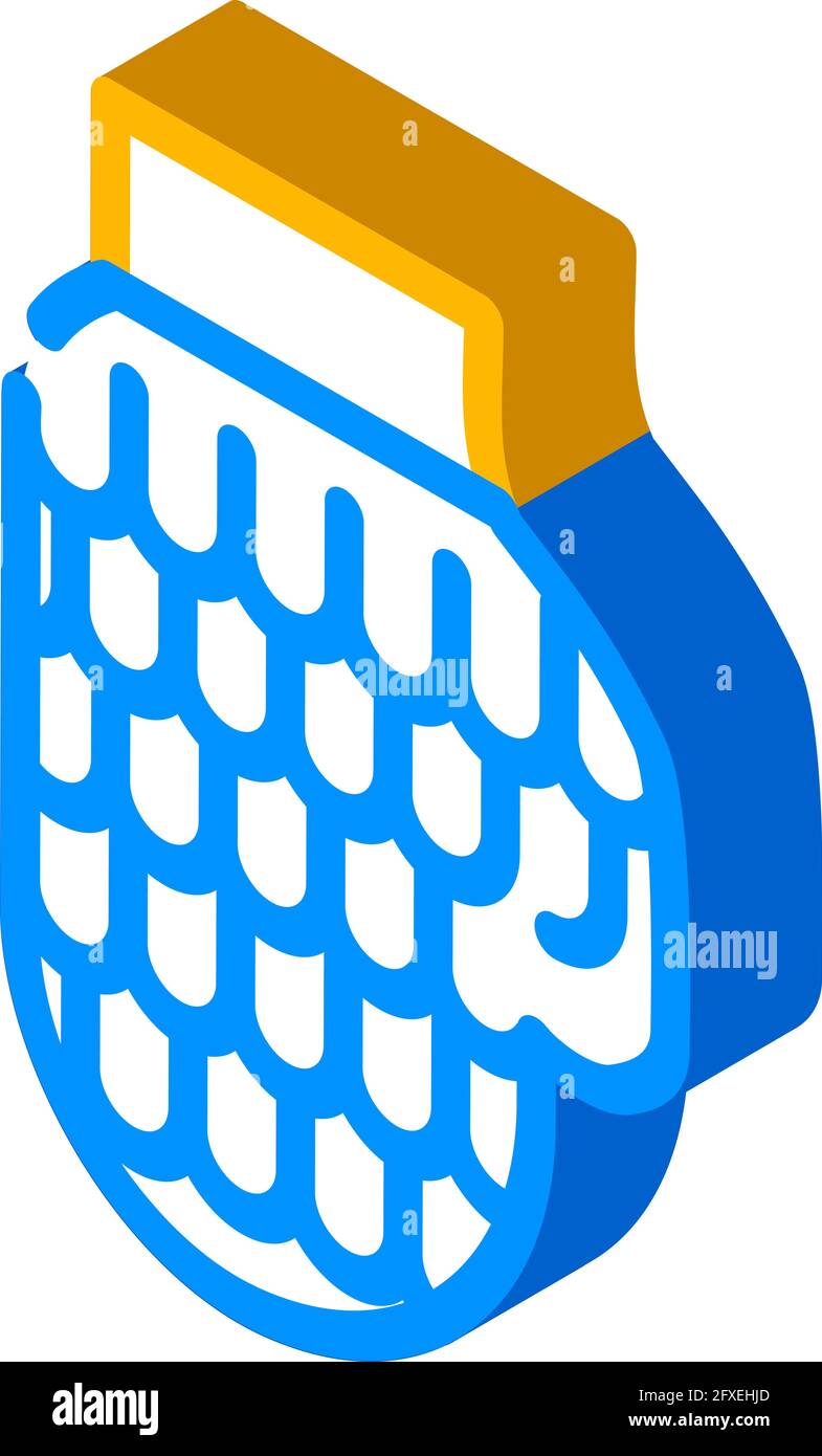 glove for car polishing isometric icon vector illustration Stock Vector ...