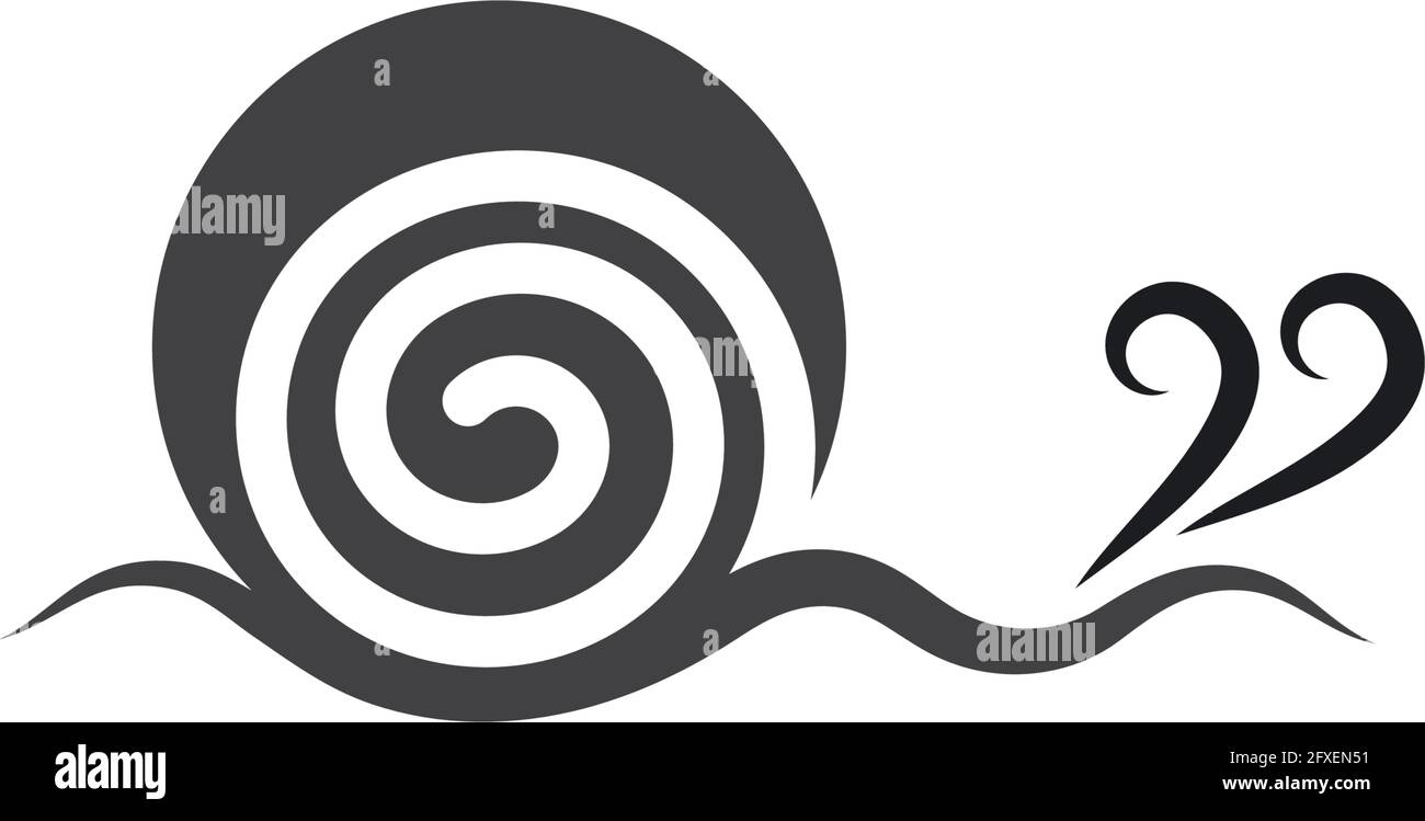 snail vector illustration design template Stock Vector Image & Art - Alamy