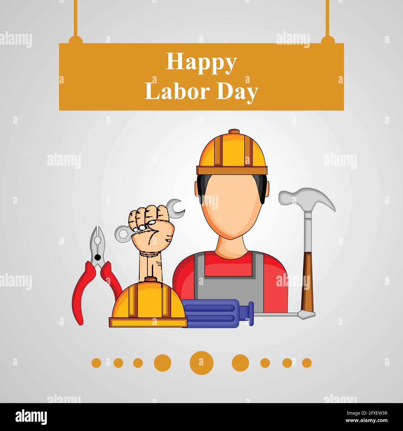 Worker's Day background Stock Vector Image & Art - Alamy