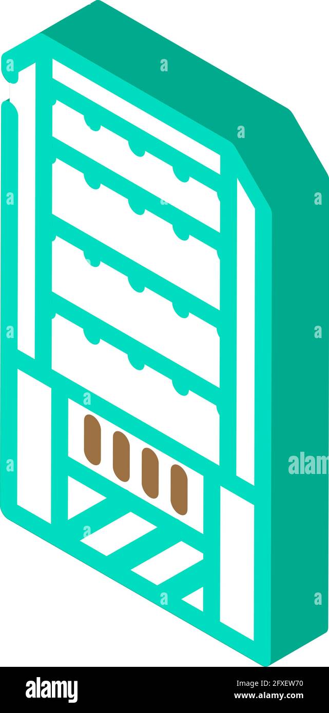 household composter isometric icon vector illustration Stock Vector ...