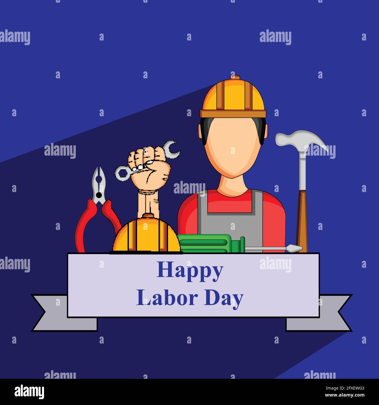 Worker's Day background Stock Vector Image & Art - Alamy