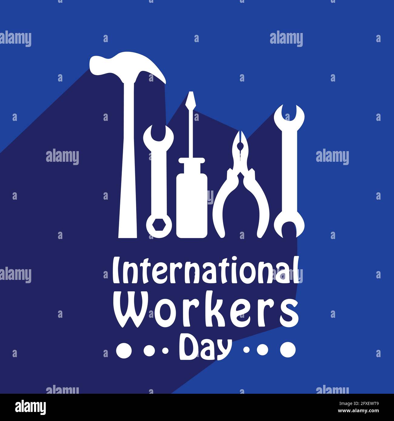 Worker's Day background Stock Vector Image & Art - Alamy
