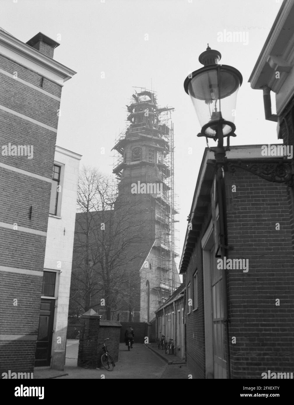 Tower Dutch Reformed Church in Nijkerk in restoration Anno 1778, church  Anno 1461, March 13 1956, CHURCH, RESTAURATION, towers, The Netherlands,  20th century press agency photo, news to remember, documentary, historic  photography