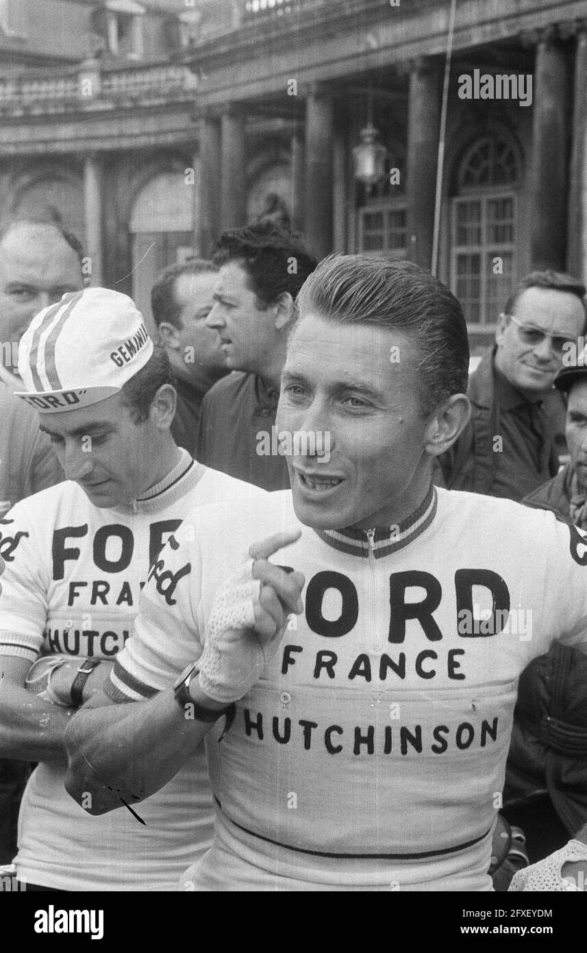 Tour de France, Jacques Anquetil, 27 June 1966, The Netherlands, 20th century press agency photo, news to remember, documentary, historic photography 1945-1990, visual stories, human history of the Twentieth Century, capturing moments in time Stock Photo