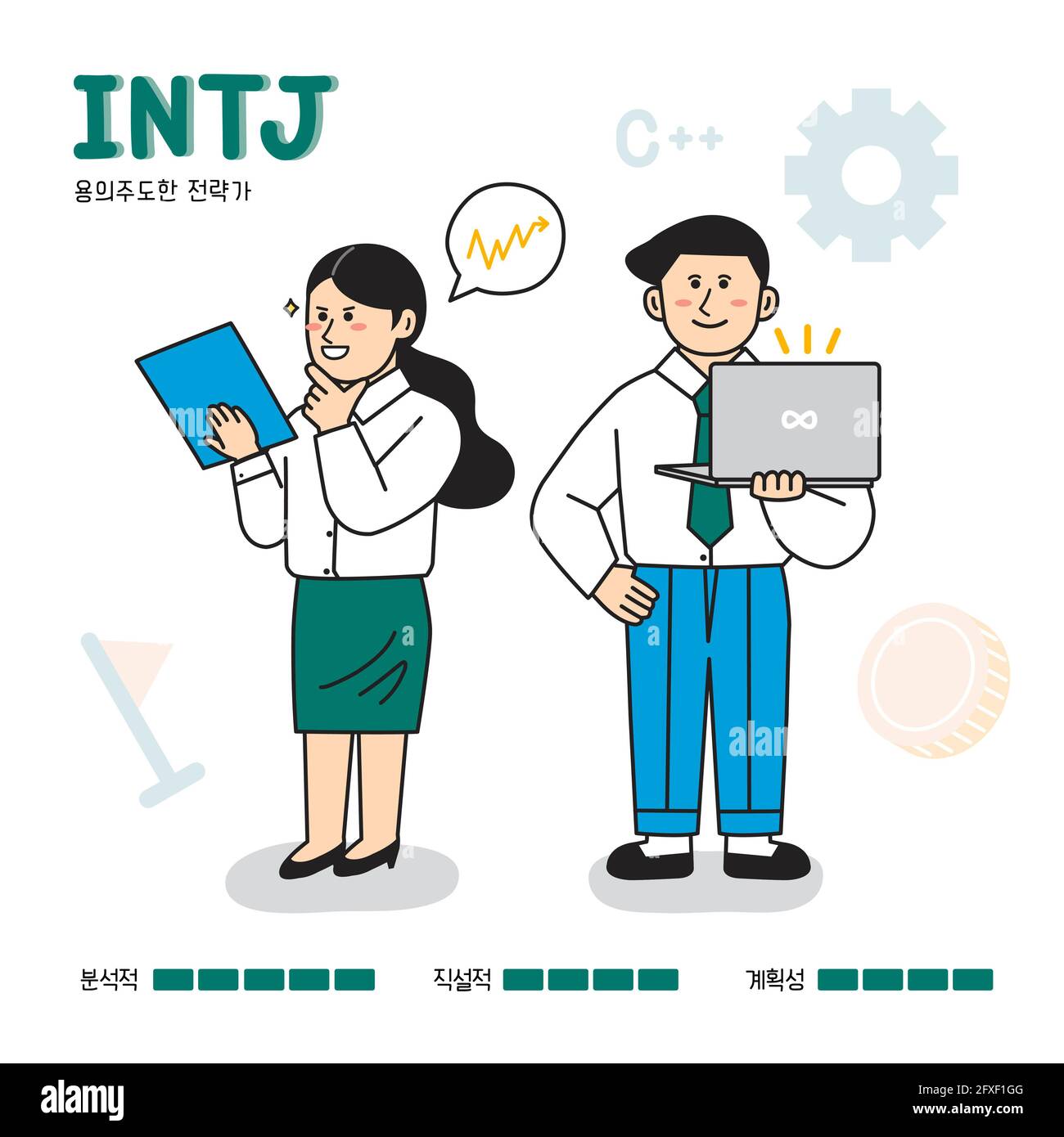 MBTI INTJ type person Stock Photo - Alamy