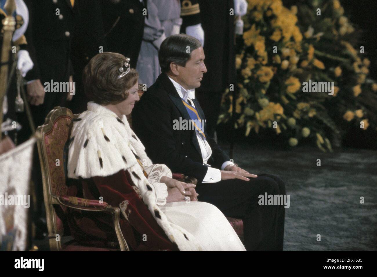 Turn of Throne April 30, inauguration in New Church, Queen Beatrix and ...