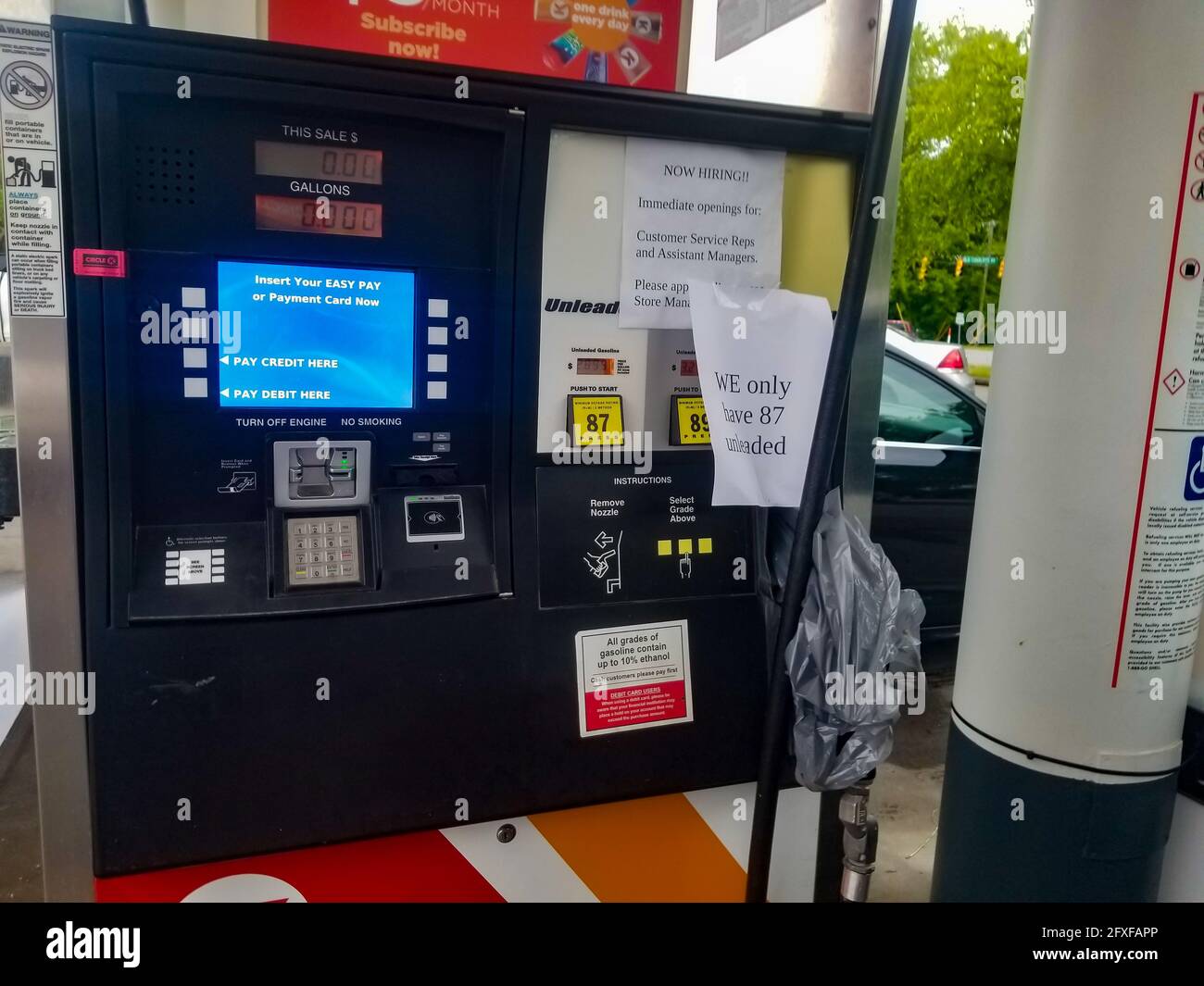 CONCORD, NC, UNITED STATES May 13, 2021 Circle K Gas Station during