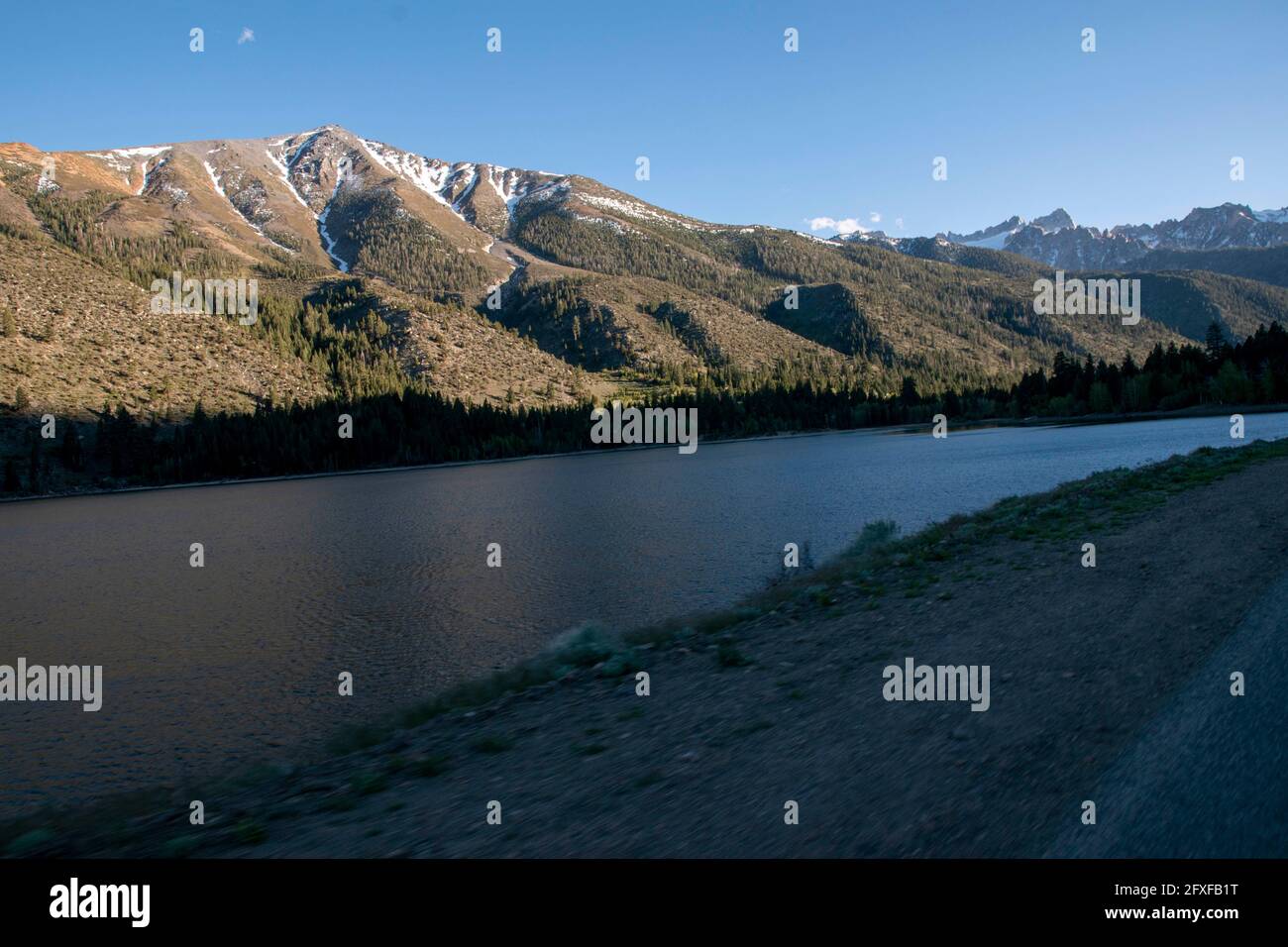 Twin Lakes are reservoirs in the high elevations of Mono County, CA