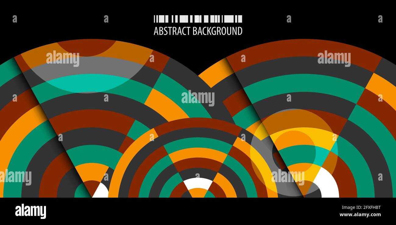 Abstract colorful background template with blended strips Stock Vector