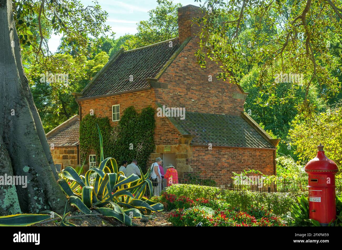 Cook's Cottage, Fitzroy Gardens, Melbourne, Victoria, Australia Stock Photo