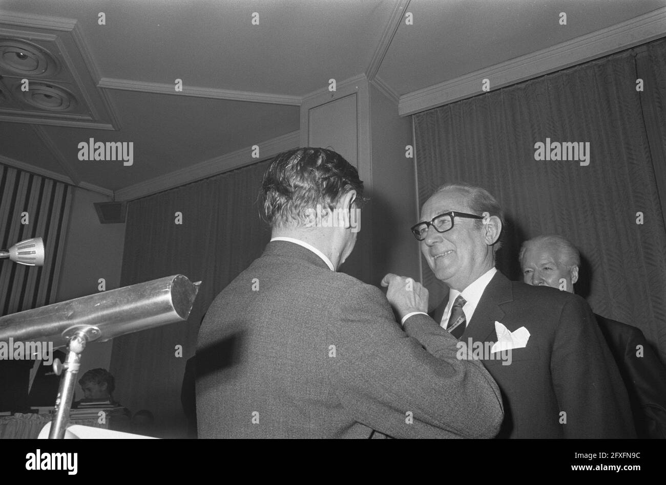 Golden harps awarding ceremony Black and White Stock Photos & Images