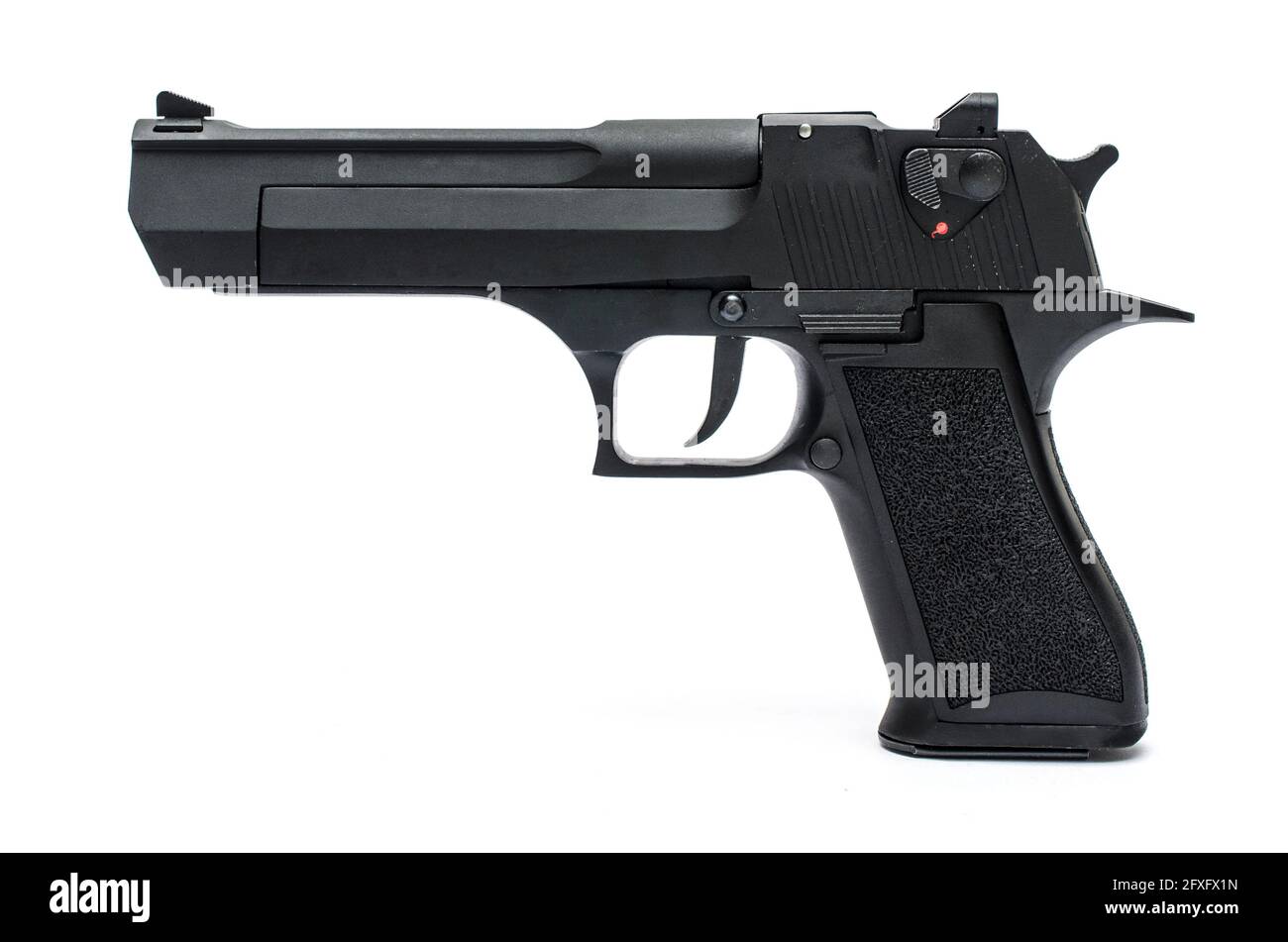 automatic pistol, handgun on a white background Stock Photo - Alamy