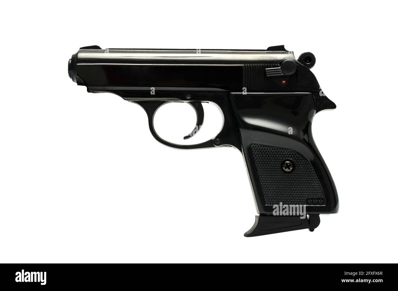 automatic pistol, handgun on a white background Stock Photo - Alamy