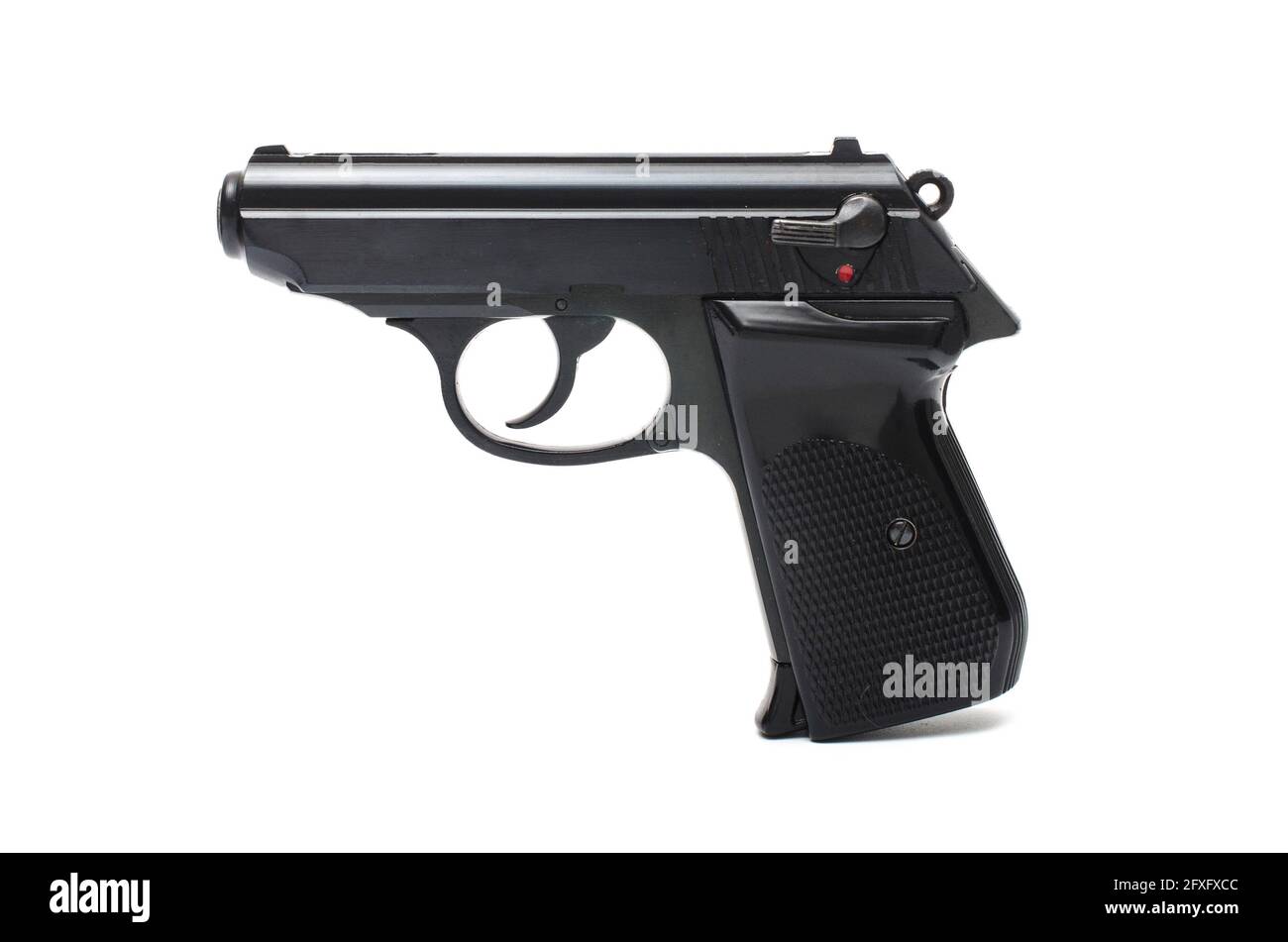 automatic pistol, handgun on a white background Stock Photo - Alamy