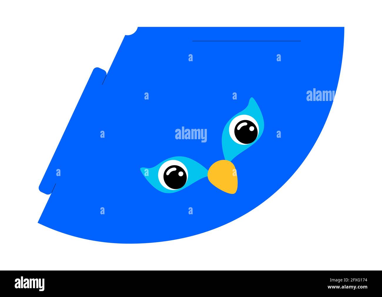 Printable peacock paper hat. Party die cut template for birthday