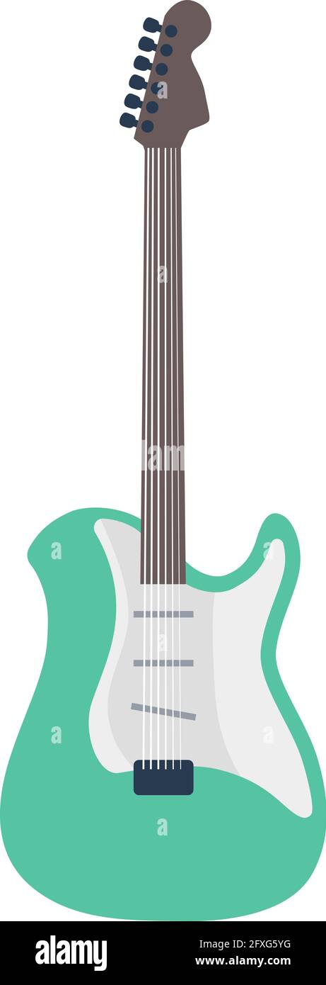 Guitar. Vector illustration that is easy to edit. Stock Vector