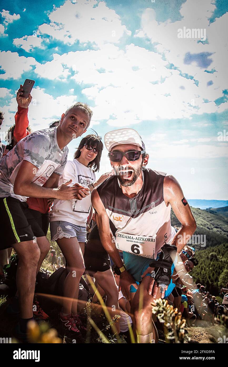 Zegama. ZegamaAizkorri Mountain Marathon, the best Trail race in the
