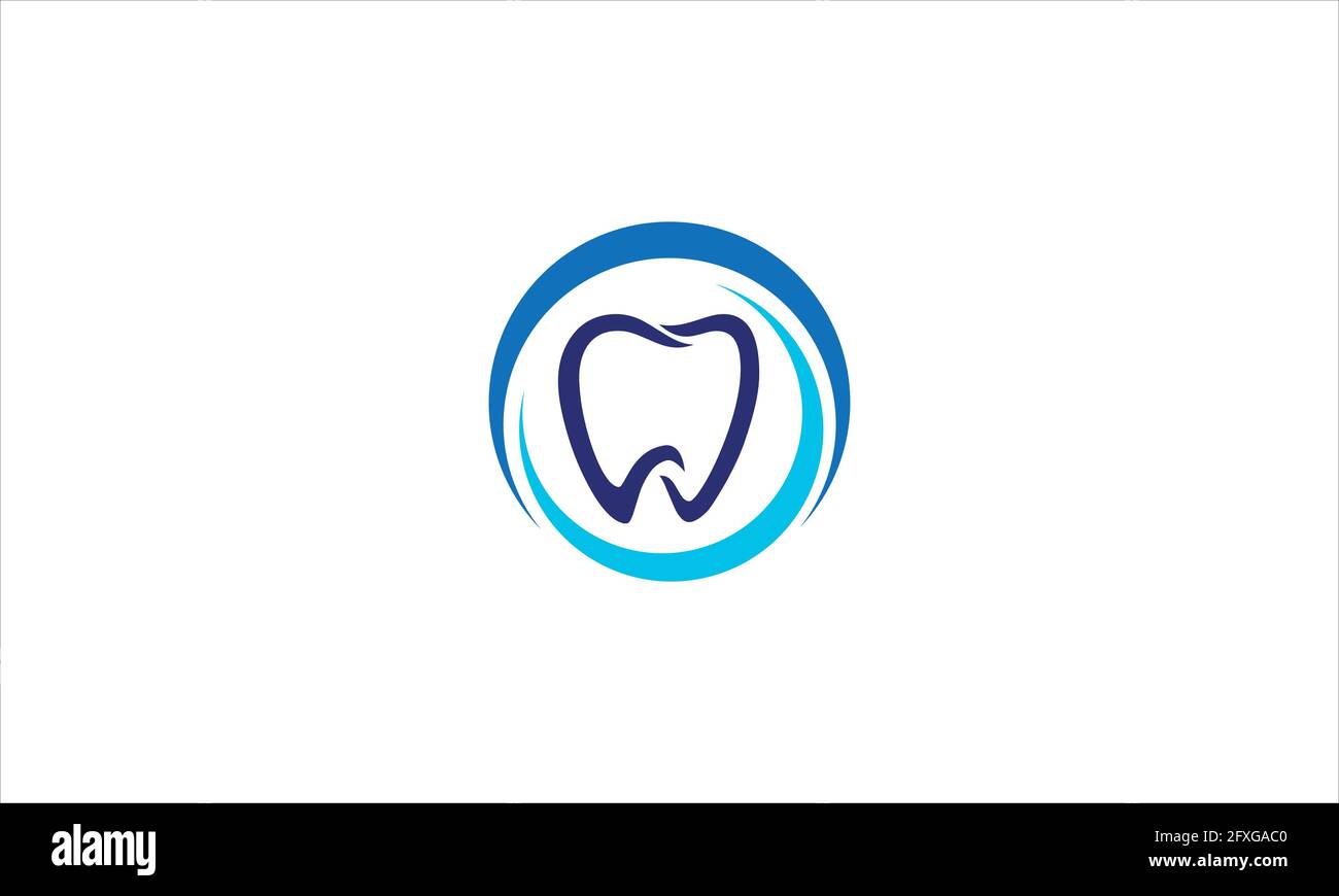 Medical dental icon logo in circle template vector illustration Stock Vector Image & Art Alamy