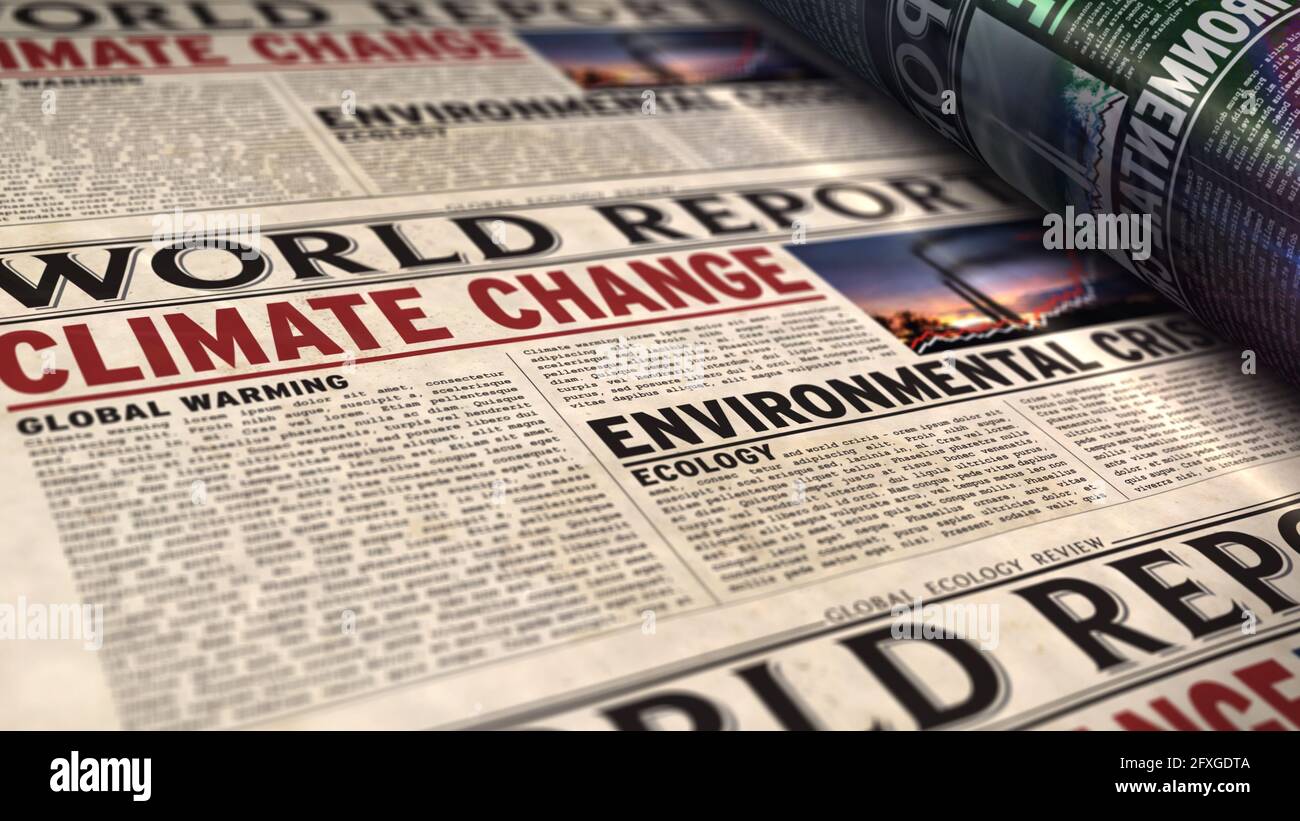 Climate Change World Report Global Warming Ecology And Environmental Crisis News Daily Newspaper Print Vintage Paper Media Press Production Abstra Stock Photo Alamy Climate Change World Report Global Warming Ecology And Environmental Crisis News Daily Newspaper Print Vintage Paper Media Press Production Abstra Stock Photo Alamy