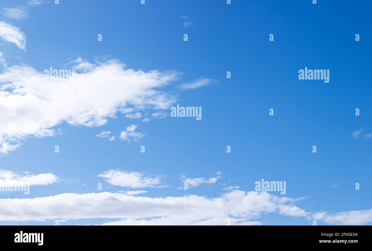 Clouds on the horizon and blue sky Stock Photo