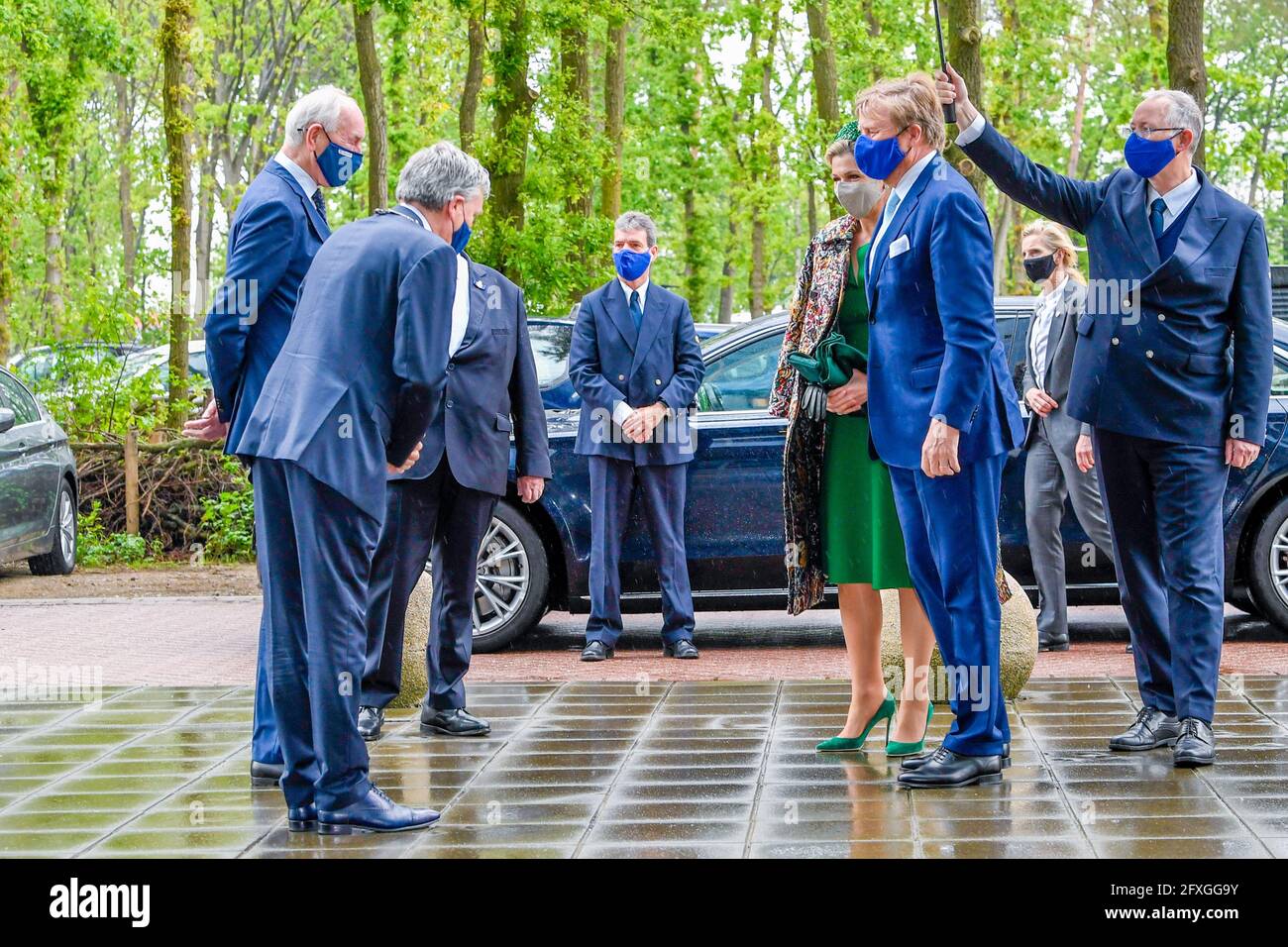 King Willem Alexander and Queen Maxima of the Netherlands during a ...