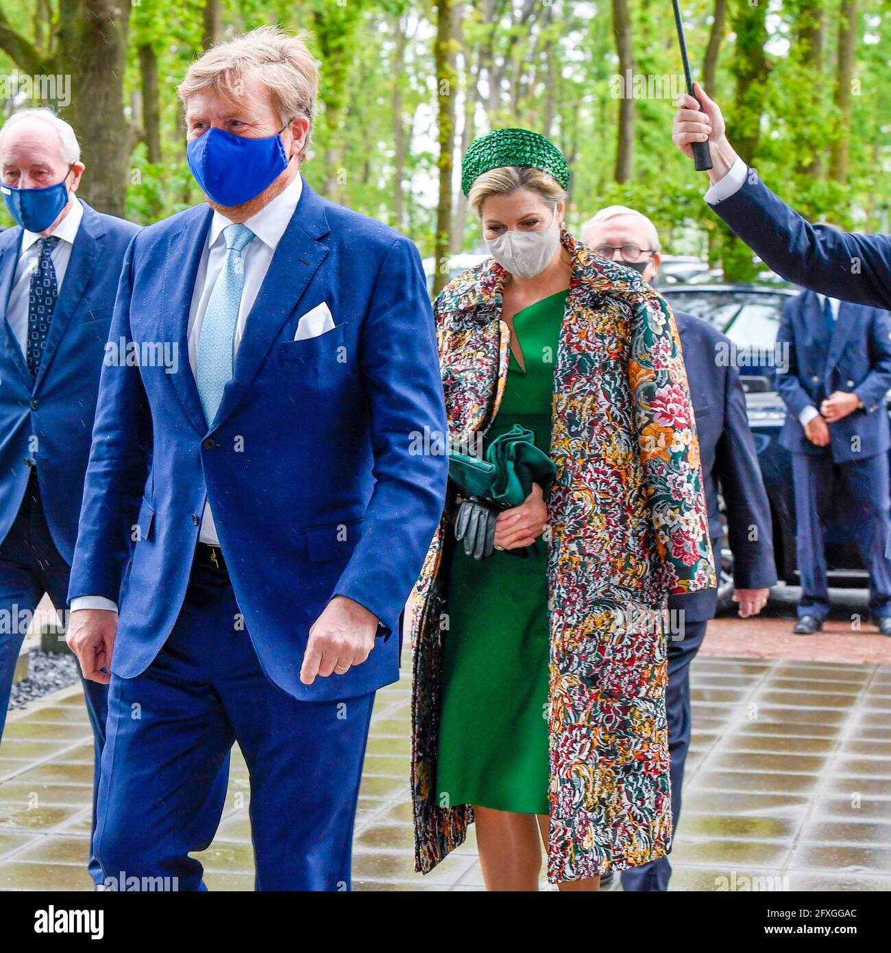 King Willem Alexander and Queen Maxima of the Netherlands during a ...