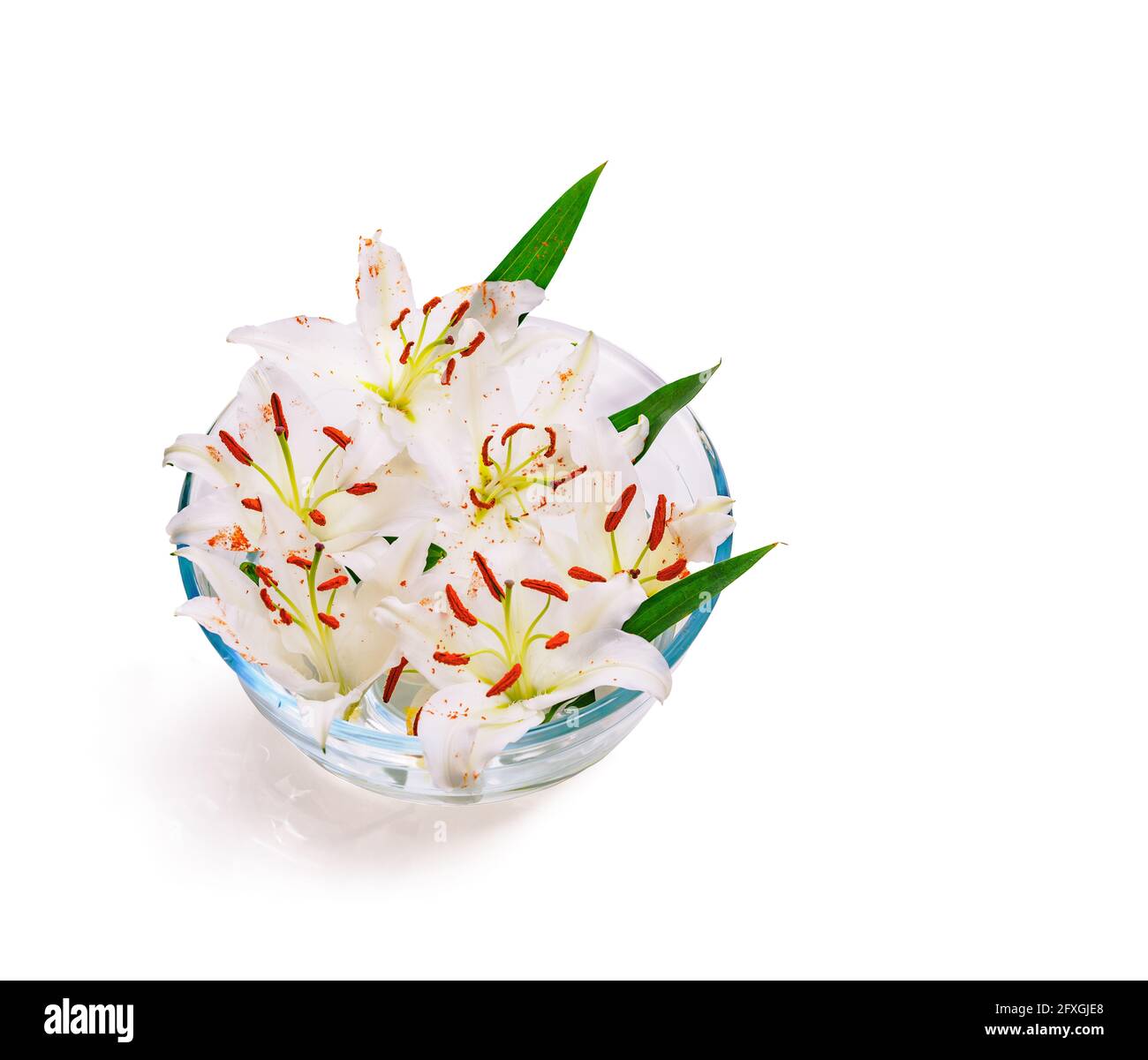 Lily in vase spa hi-res stock photography and images - Alamy